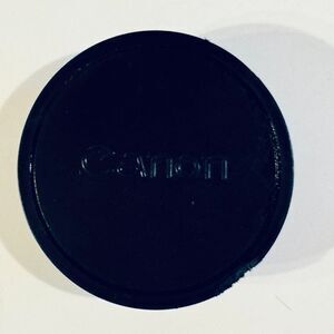 Vintage Canon FD - Black Plastic Rear Lens Cap - Fits Canon AE-1 Camera Lens